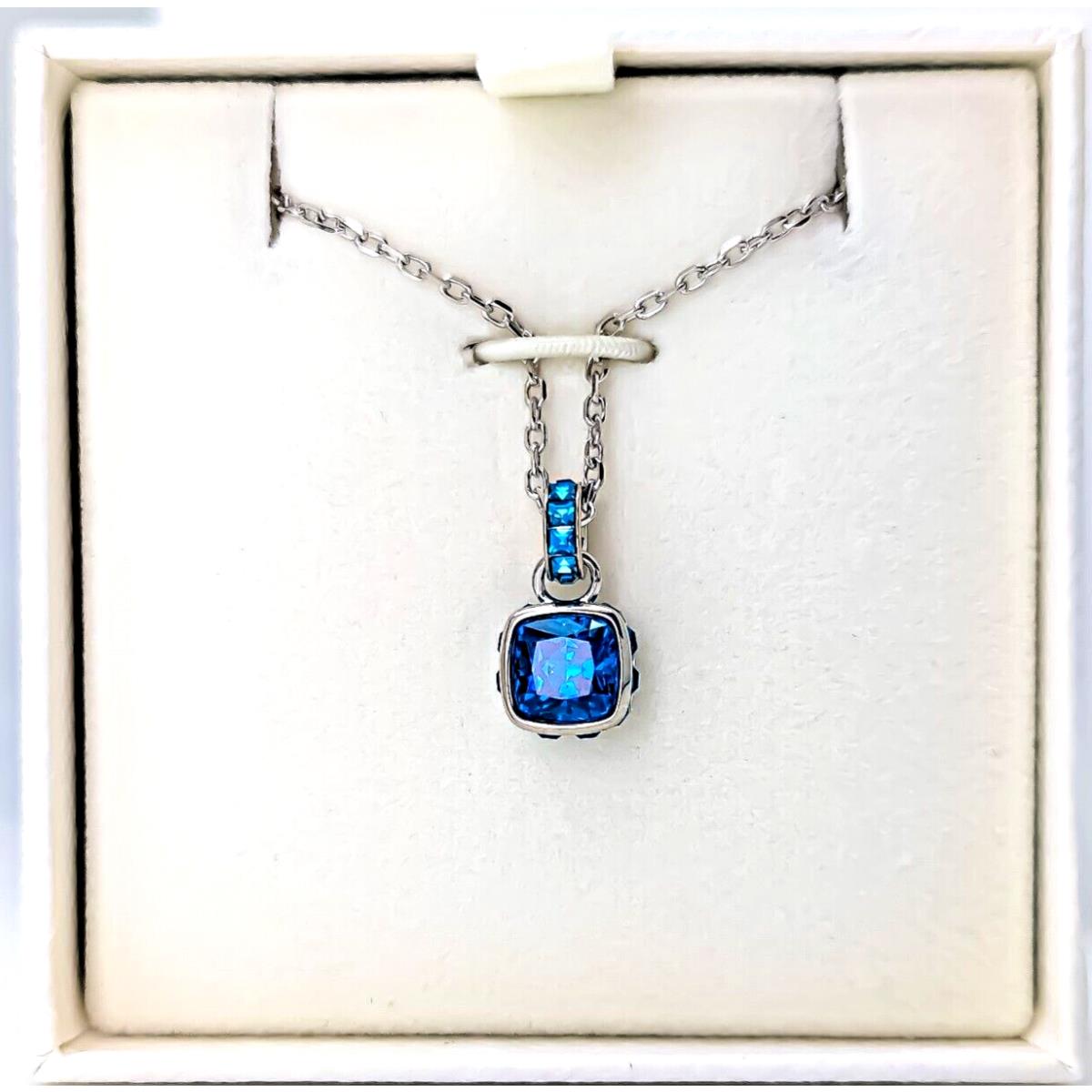 w Box Swarovski Blue Crystal December Birthstone Pendant Necklace 5651707