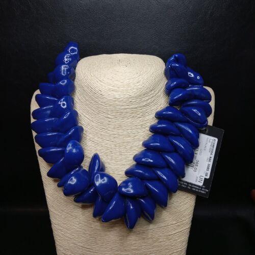 DSQUARED2 Blue Cowrie Shell Necklace Made In Italy. 9155