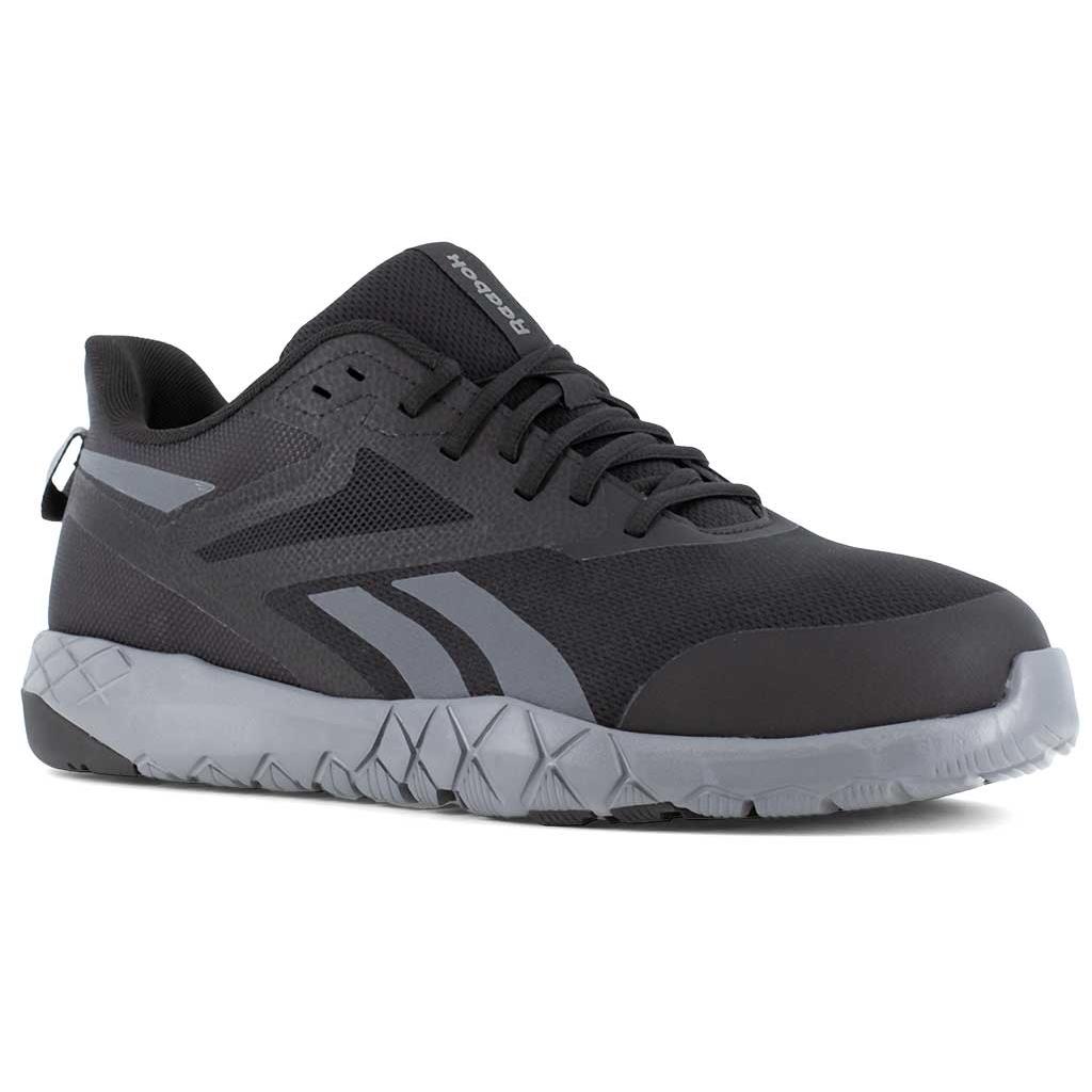 Reebok Work Men`s Flexagon Force XL Composite Toe EH SR Black Grey 13