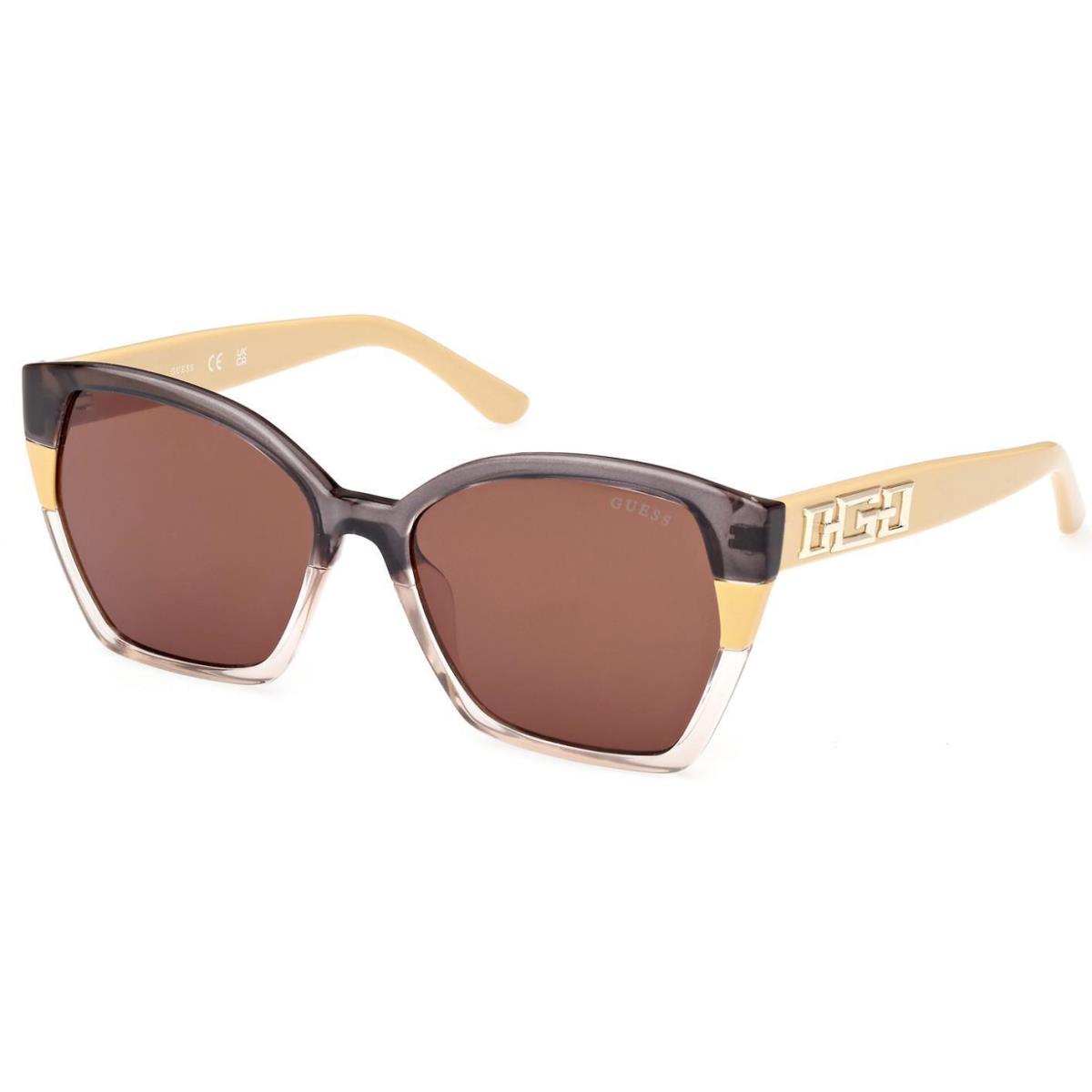 Guess GU 7912 Sunglasses 41E Yellow/striped