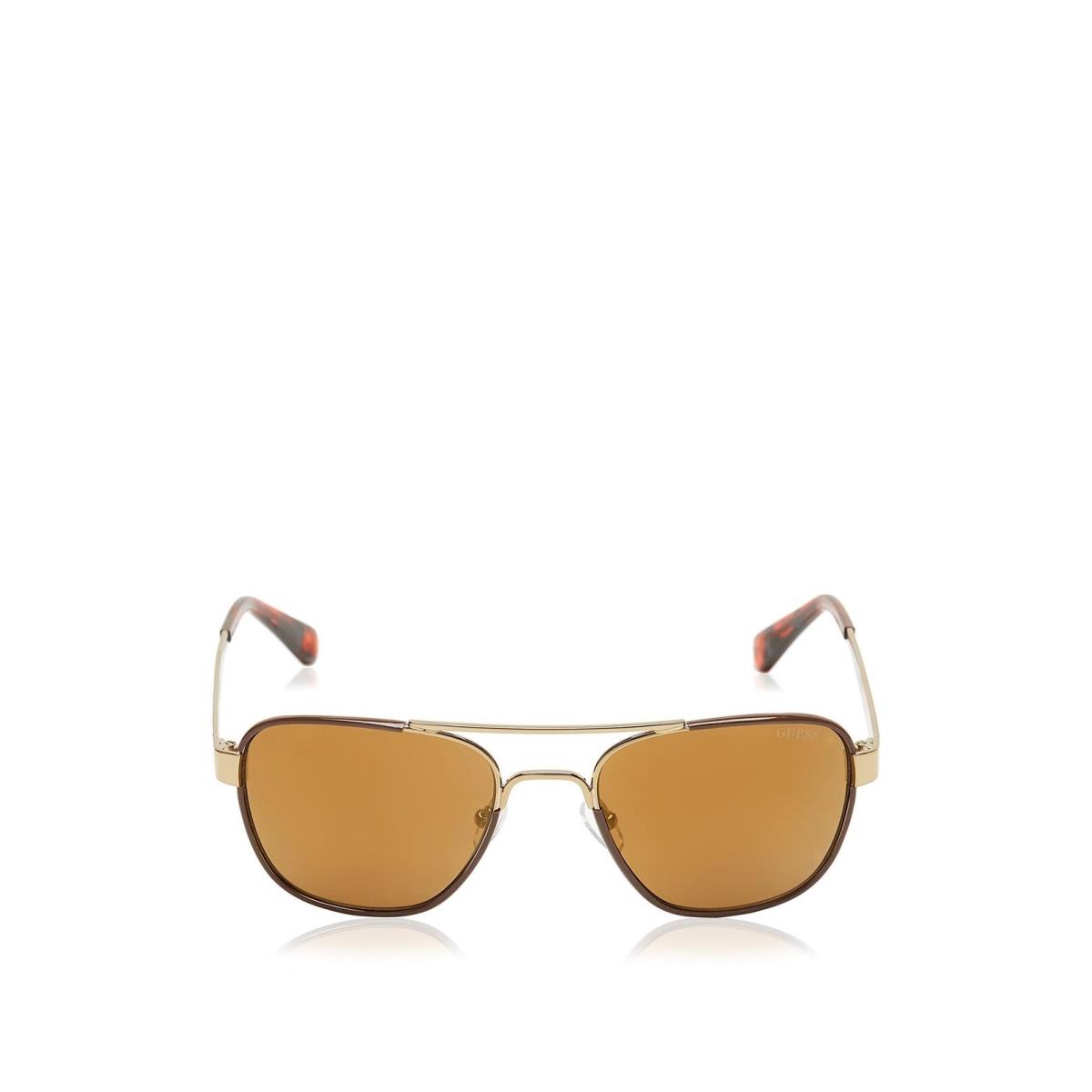 Guess Men`s Designer Sunglasses Brown/gold/brown 56-20-140