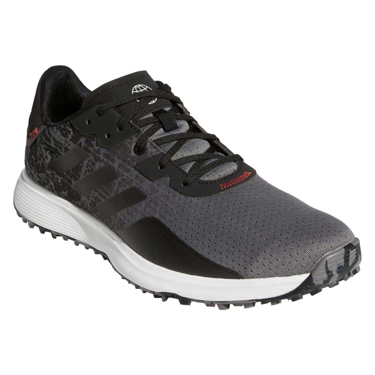 Adidas Men`s S2G Spikeless Golf Shoes 1-Year Waterproof Warranty Grey Four/Core Black/Grey Six
