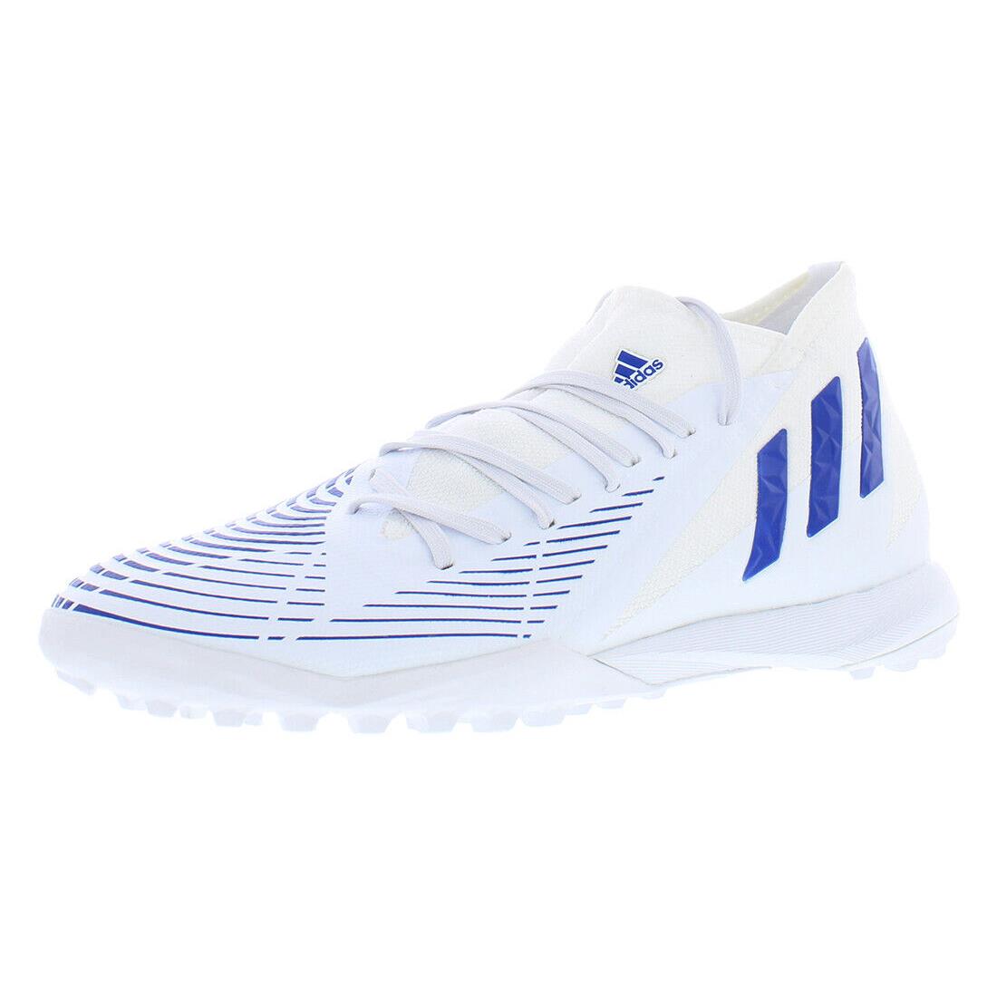 Adidas Predator Edge.3 Tf Unisex Shoes - Cloud White/Hi-Res Blue/Cloud White, Main: White