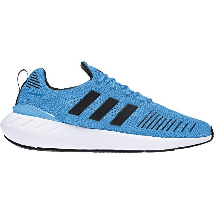 Adidas Swift Run 22 Men Size 11.0 Sky Blue Core Black Comfortable Running - Blue
