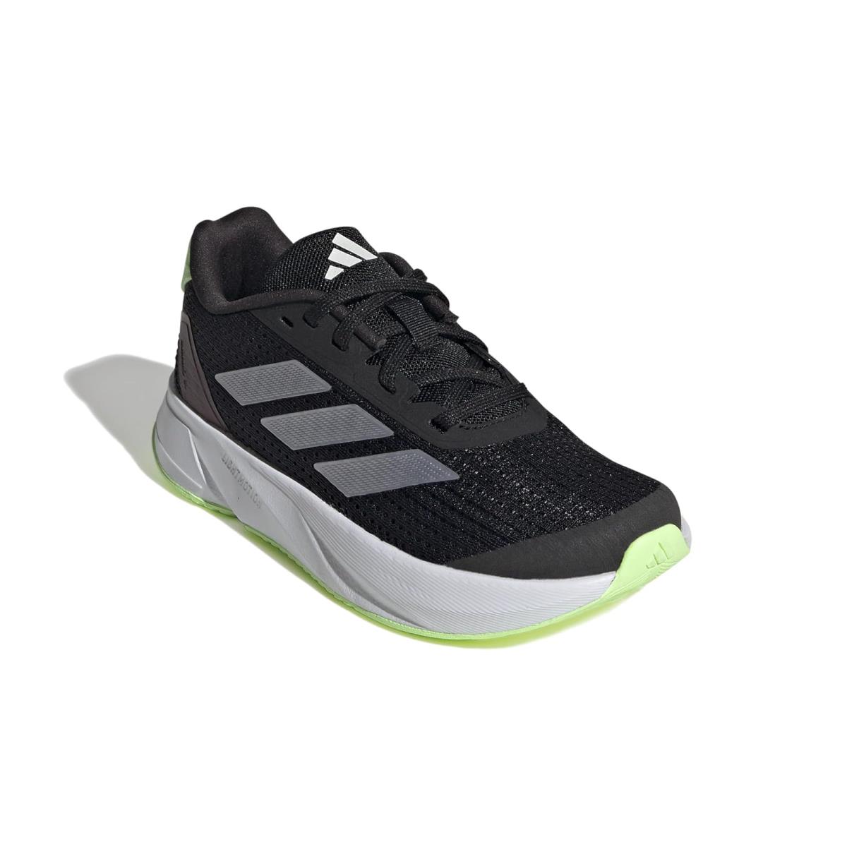 Boy`s Sneakers Athletic Shoes Adidas Kids Duramo SL Little Kid/big Kid - Black/Zero Metallic/Green Spark 1