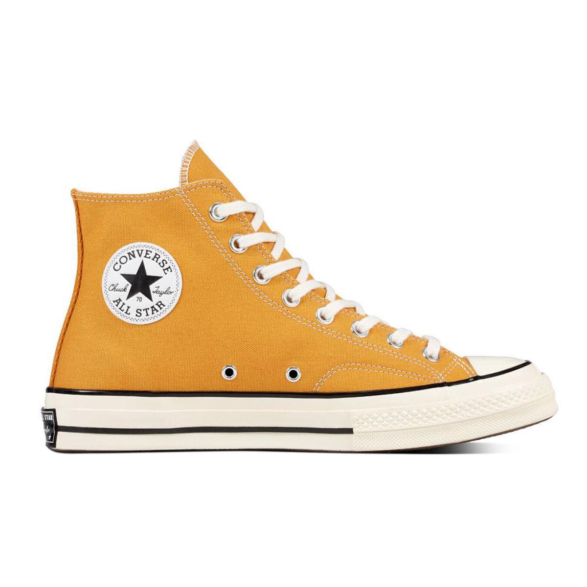 Converse Chuck 70 Hi 162054C Unisex Orange White Canvas Skateboard Shoes WOO128 - Orange White