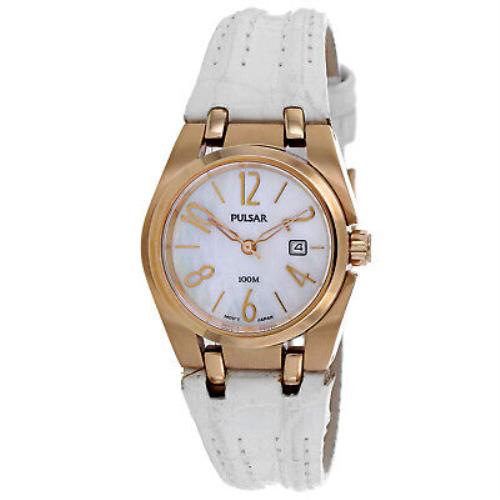 Pulsar Women`s Classic White Dial Watch - PXT658X1