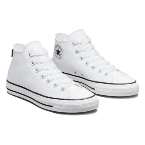Converse Chuck Taylor All Star Pro Mid A04151C Men`s White Skate Shoes 12 WOO121 - White