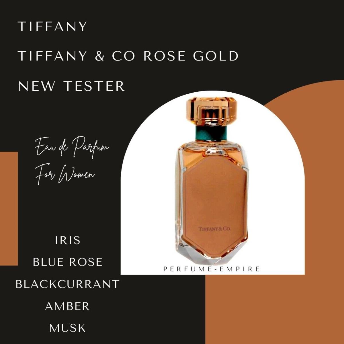 Tiffany Co Rose Gold by Tiffany Perfume For Women Edp 2.5 oz Tester