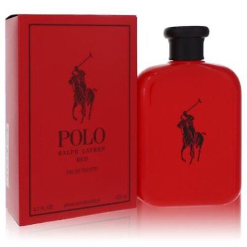 Polo Red By Ralph Lauren Eau De Toilette Spray 4.2 Oz