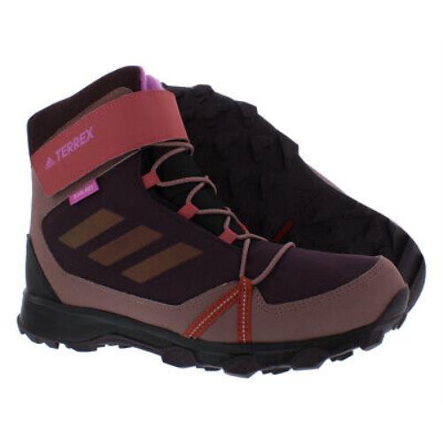 Adidas Terrex Snow CF R.rd GS Girls Shoes Size 7 Color: Maroon/red/lilac