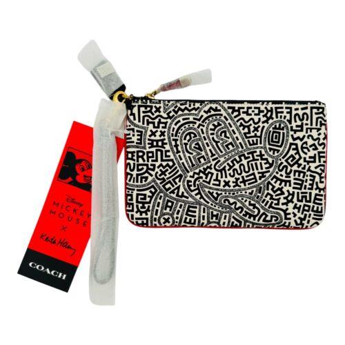 Coach Disney Mickey Mouse Keith Haring Special Edition Clutch Wristlet