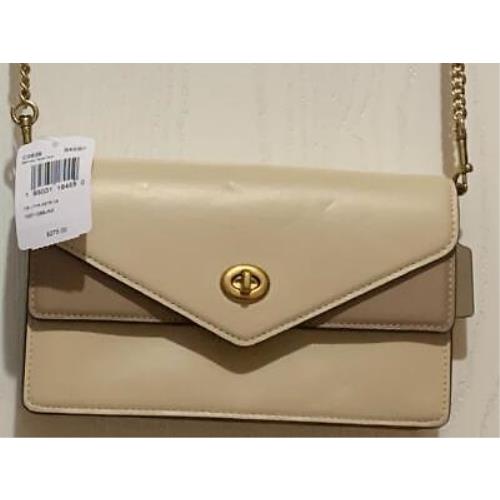 Coach Aster C0836 Colorblock Taupe/ivory Clutch/crossbody