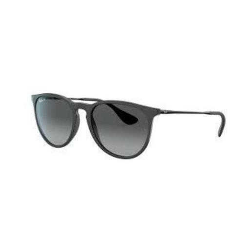 Ray-ban Erika Black Rubber/grey Gradient Grey Polarized 54mm Sunglasses RB4171