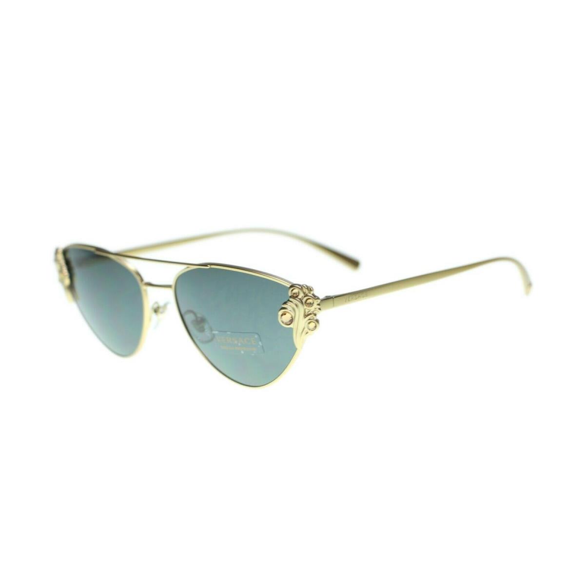Versace Cat Eye Women Sunglasses VE2195 Metal Frame 56mm