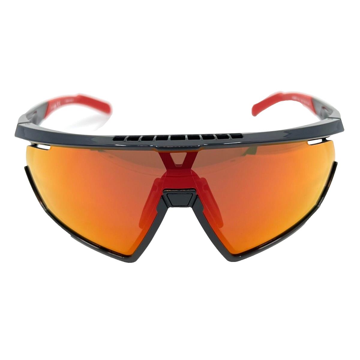 Adidas Sport SP0001 01L - Black / Red Sunglasses Case Lens