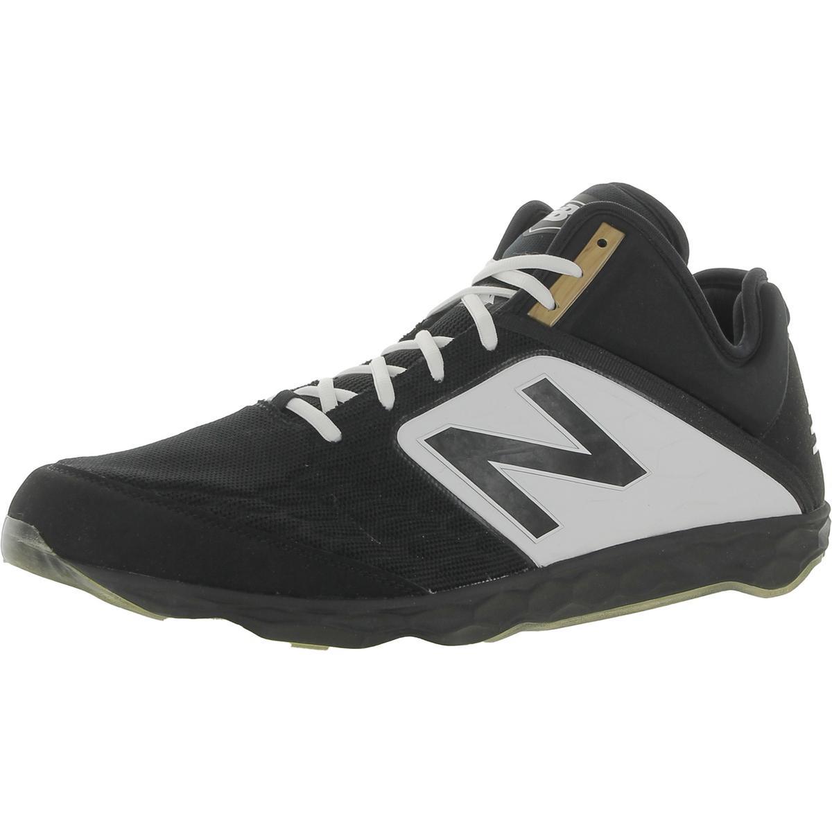 New Balance Mens Baseball Sports Trainers Cleats Sneakers Bhfo 5354 Black/White