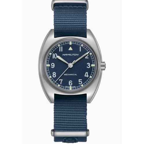 Hamilton Khaki Aviation Pilot Mechanical Blue Dial Round Men`s Watch H76419941