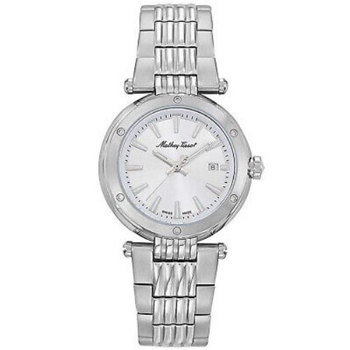 Mathey Tissot Women`s Neptune Silver Dial Watch - D912AI