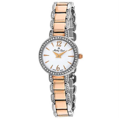 Mathey Tissot Women`s Fleury White Dial Watch - D6532BI