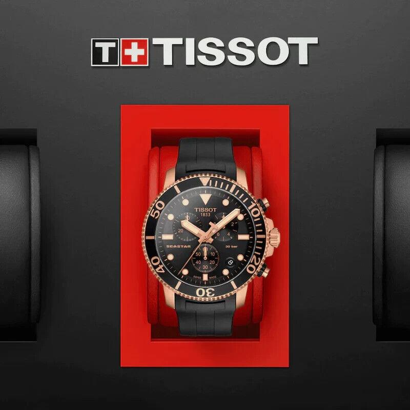 Tissot Seastar 1000 Chronograph Black/rose Gold T120.417.37.051.00