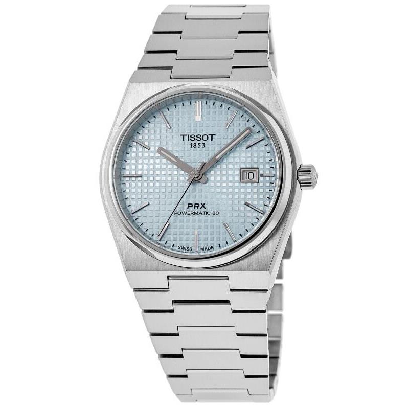 Tissot Prx Powermatic 80 Ice Blue Dial Women`s Watch T137.207.11.351.00