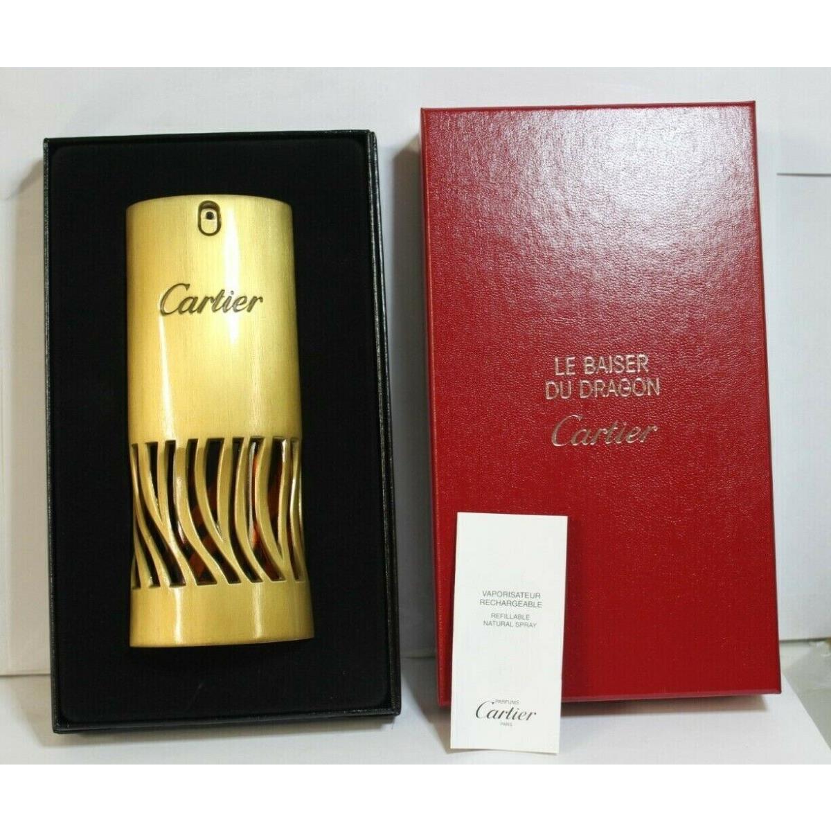 LE Baiser DU Dragon BY Cartier Parfum Refillable Spray 50ML Rare