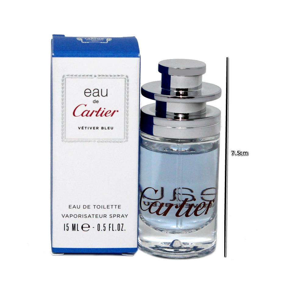Cartier Eau DE Cartier Vetiver Bleu Eau DE Toilette Spray 15 ML/0.5 OZ Miniature