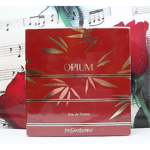 Opium By Yves Saint Laurent Edt Splash 4.0 Oz. Box. Vintage