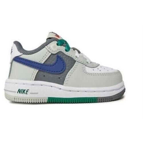 Toddler`s Nike Air Force 1 LV8 1 Light Silver/deep Royal Blue FJ8788 001 - Light Silver/Deep Royal Blue