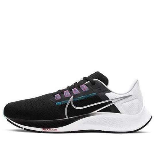 Nike Air Zoom Pegasus-38 Men s Running Shoes Black / Silver / White CW7356 003