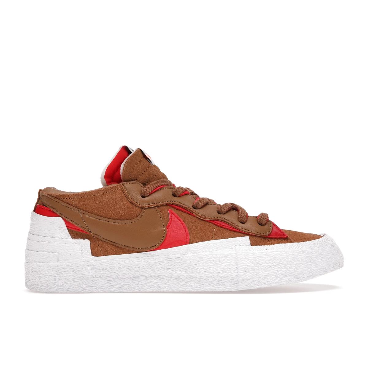 Nike Mens Blazer Low /sacai Fashion Sneakers DD1877 200 - Brown