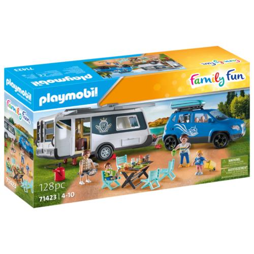 Playmobil 71423 Car with Camper Caravan