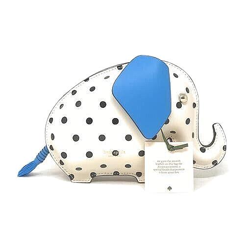 Kate Spade Cabana Dot Tiny Elephant Parchment Crossbody Very Rare New w/ Tags