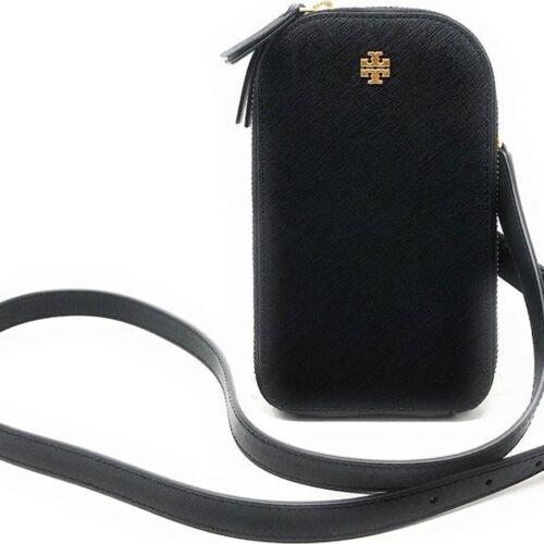 Tory Burch Emerson Phone Crossbody Black