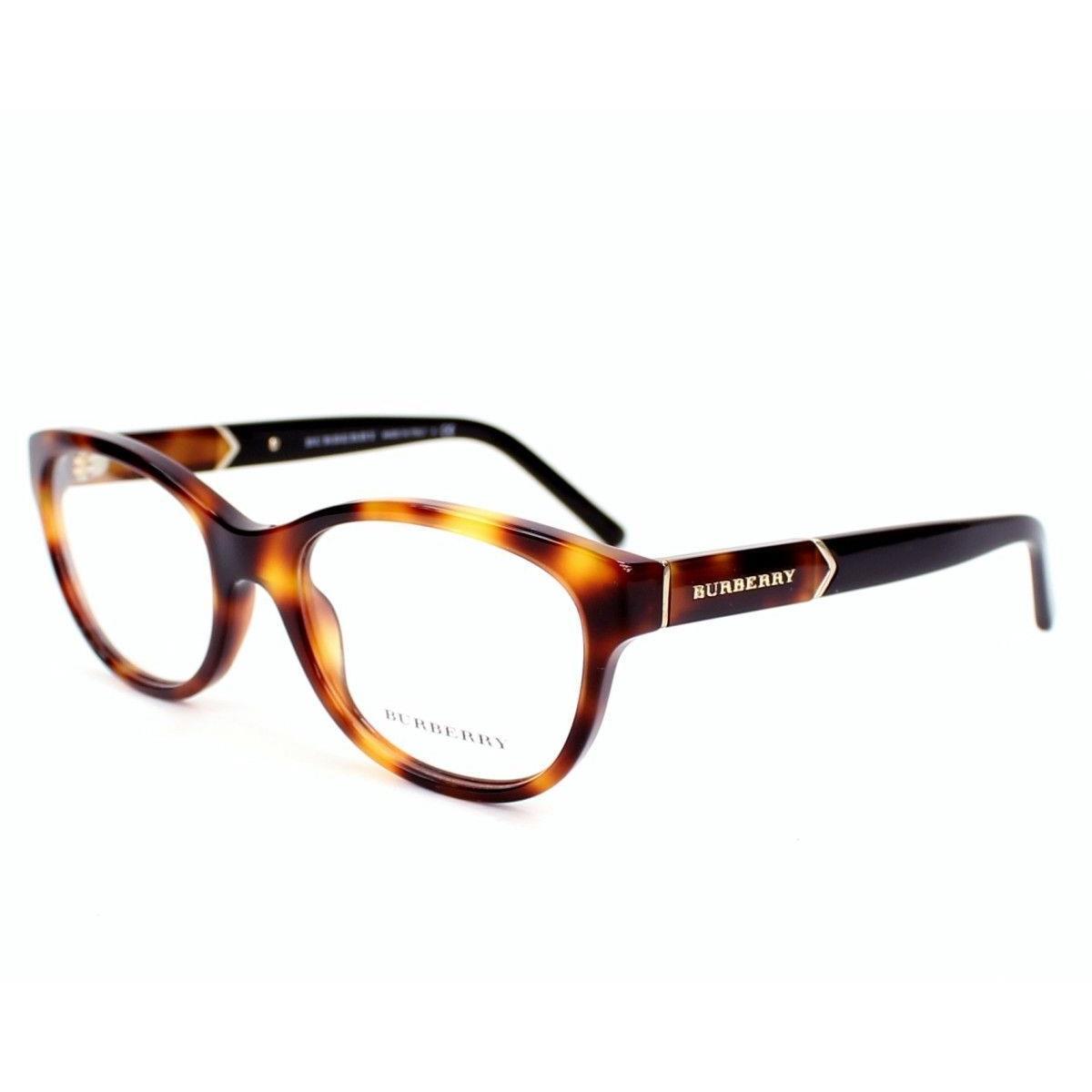 Burberry Eyeglasses 2151 3316 Havana Brown Black 52mm Case