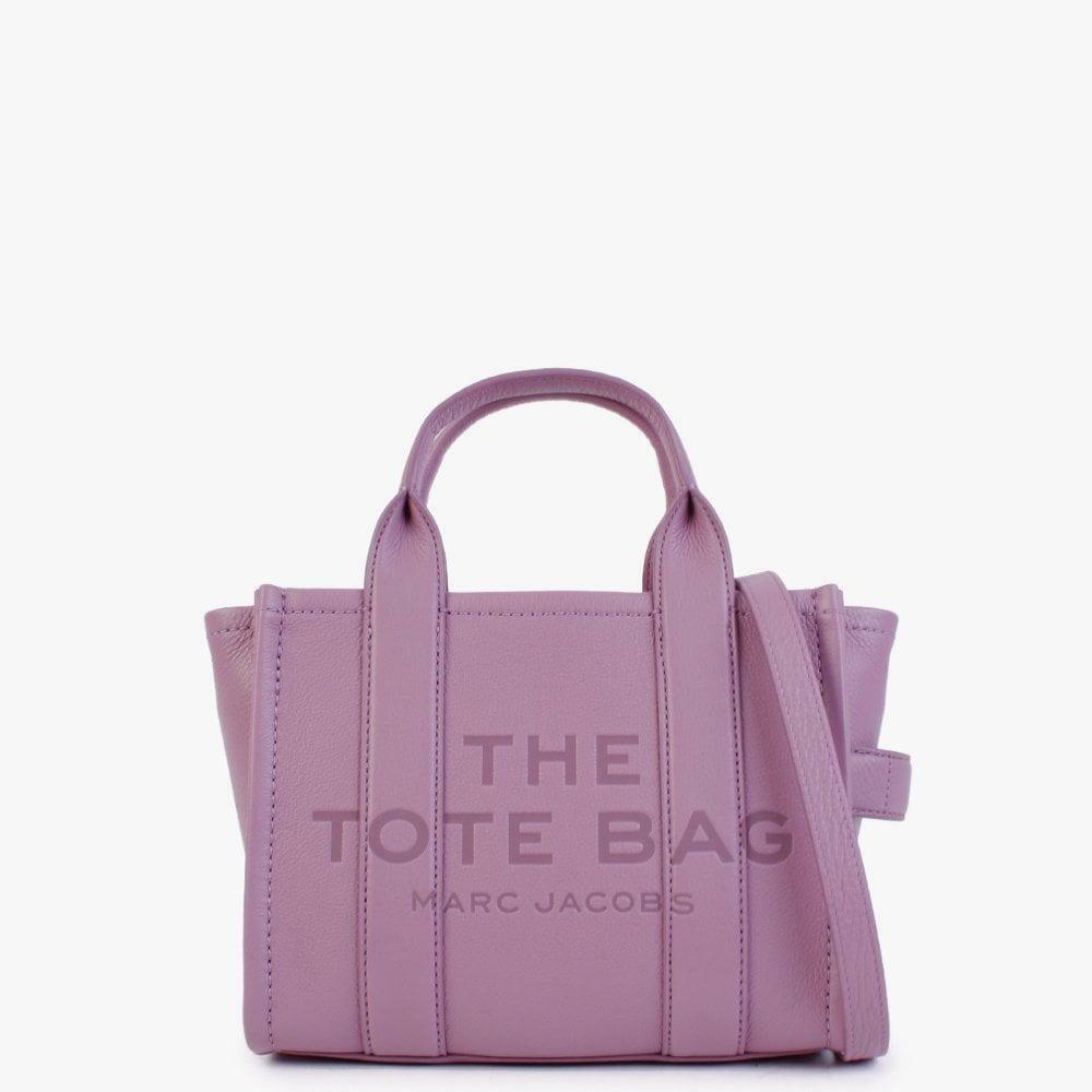 Beautiful The Marc Jacobs Traveler Leather Mini Tote Bag Regal Orchid Lilac