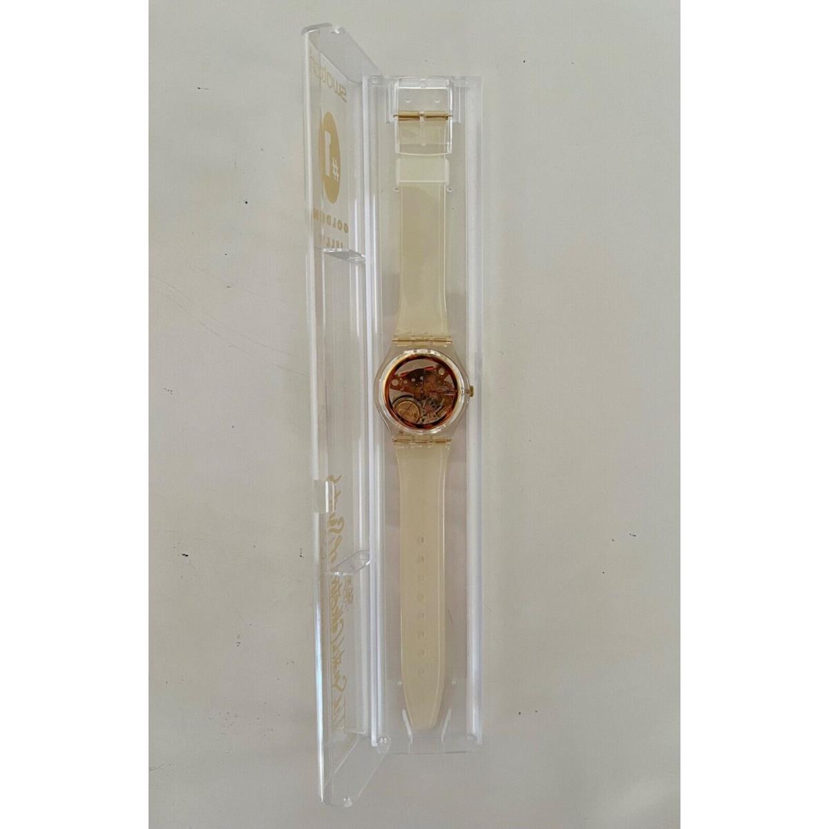 Swatch watch Golden Jelly - Gold