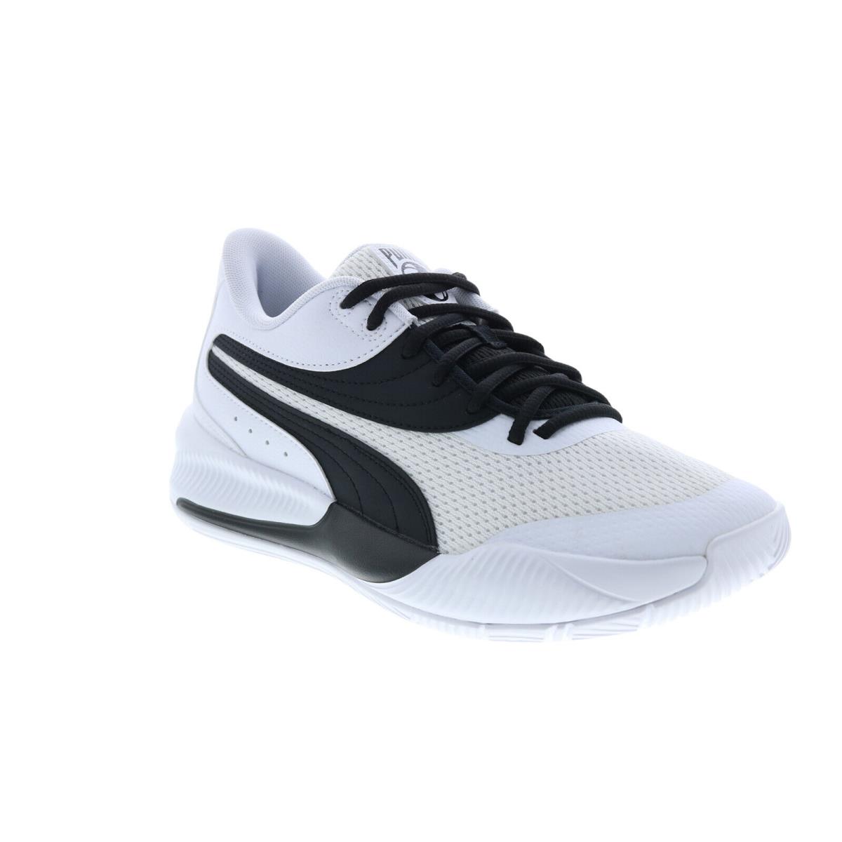 Puma Triple 37664005 Mens White Synthetic Athletic Basketball Shoes