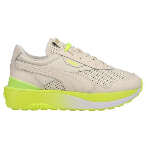 Puma Cruise Rider Platform Womens Beige Sneakers Casual Shoes 381402-01