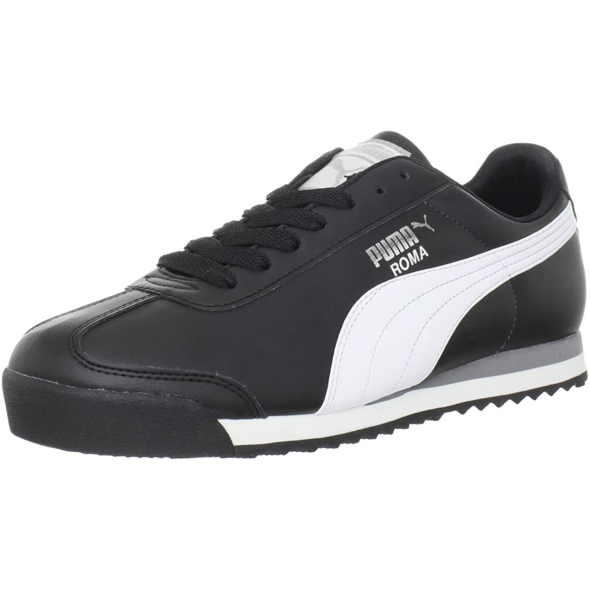 Puma Men`s Roma Basic Sneakers Black/White/Silver