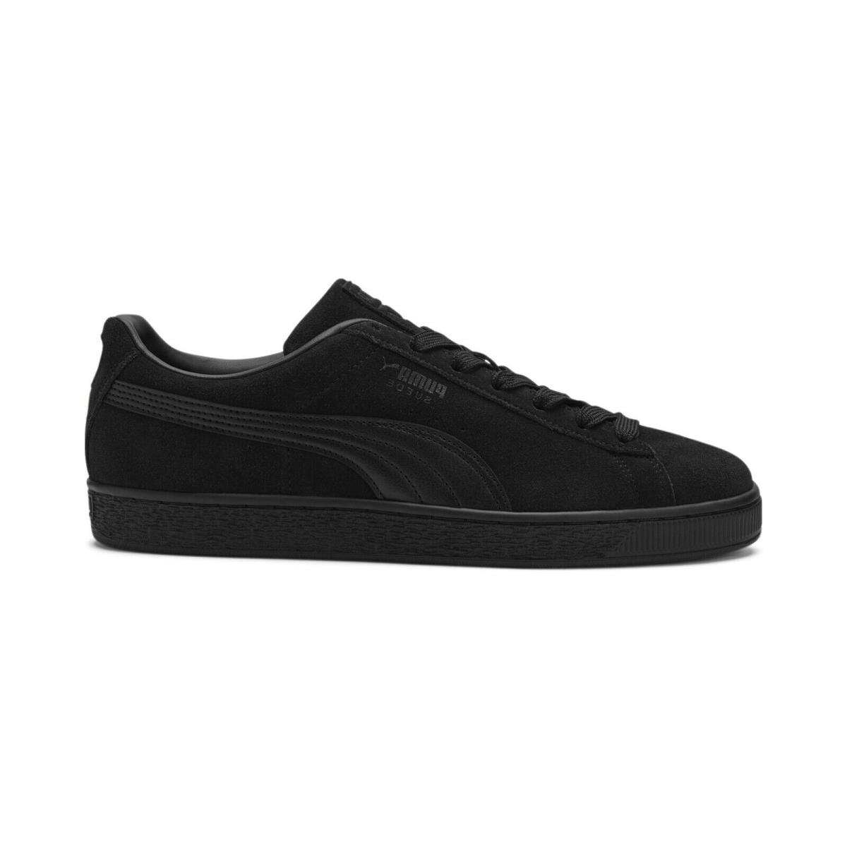 Puma Suede Classic Lfs 38151401 Mens Black Suede Lifestyle Sneakers Shoes - Black