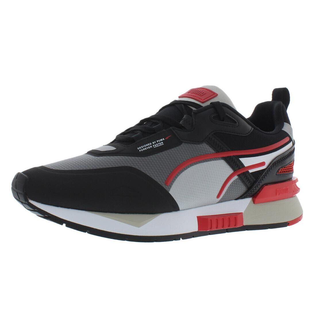 Puma Mirage Tech Mens Shoes - Black/Red/White, Main: Black
