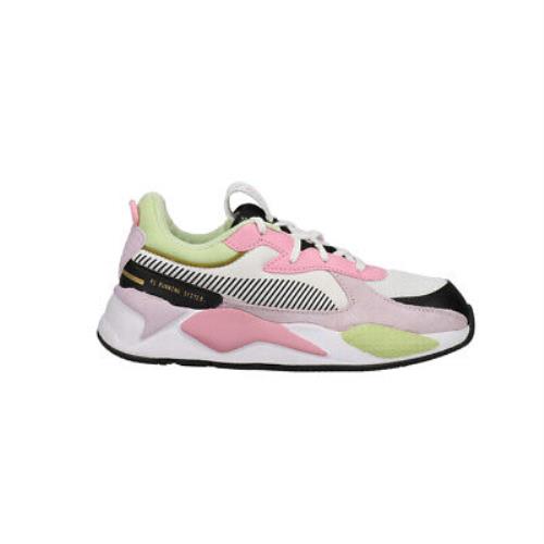 Puma Rsx Bouquet Lace Up Youth Rsx Bouquet Lace Up Youth Girls White Sneakers Casual Shoes 38820301