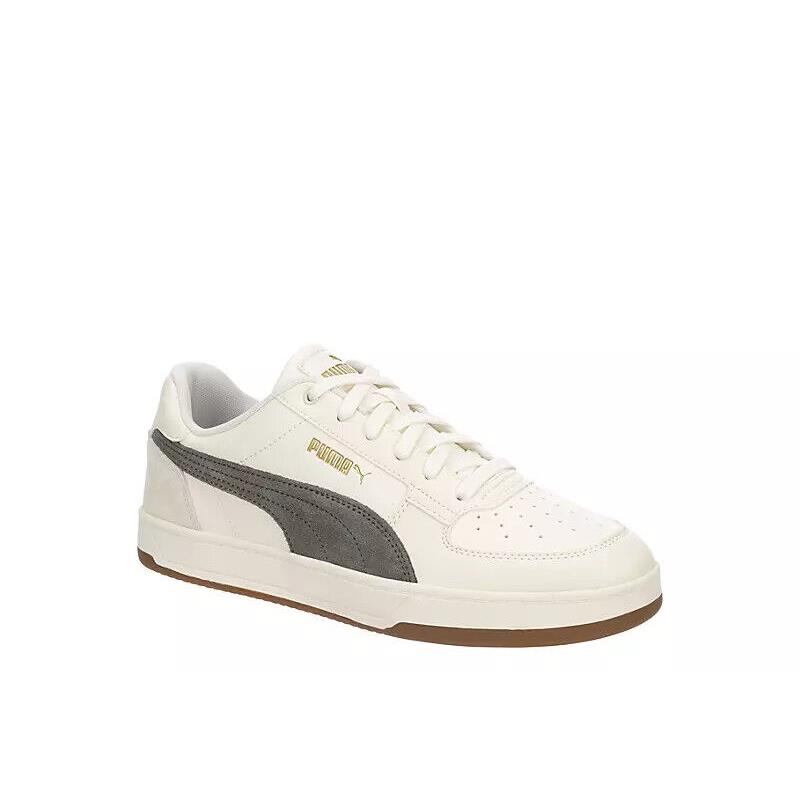 Puma Mens Caven 2.0 Casual Daily Comfort Walking Sneaker Off White/Gray