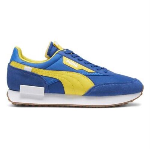Puma Future Rider Play On Lace Up Mens Blue Sneakers Casual Shoes 39347317