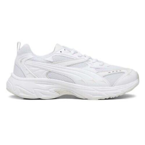 Puma Morphic Base Lace Up Mens White Sneakers Casual Shoes 39298201
