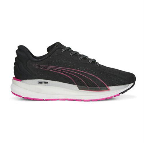 Puma Magnify Nitro Surge Running Womens Black Sneakers Athletic Shoes 37690607