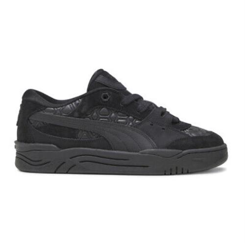 Puma Luxe Sport 180 Lace Up Mens Black Sneakers Casual Shoes 39321801