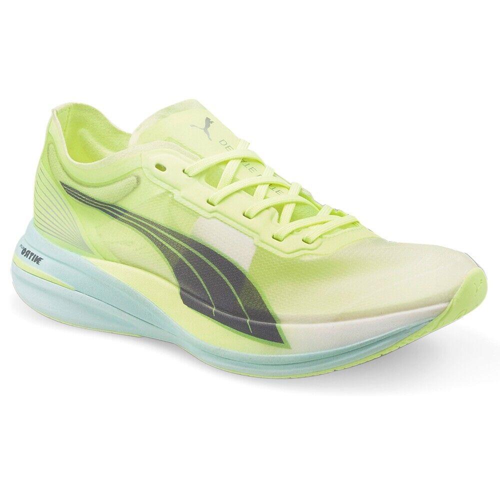 Puma Deviate Nitro Elite Racer Running Womens Yellow Sneakers Athletic Shoes - Yellow